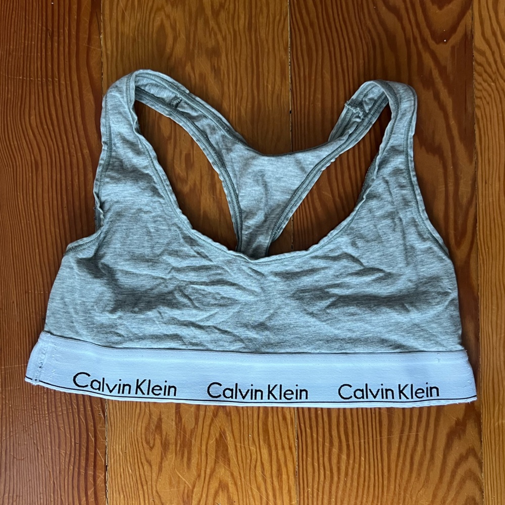 Calvin Klein grey classic bra